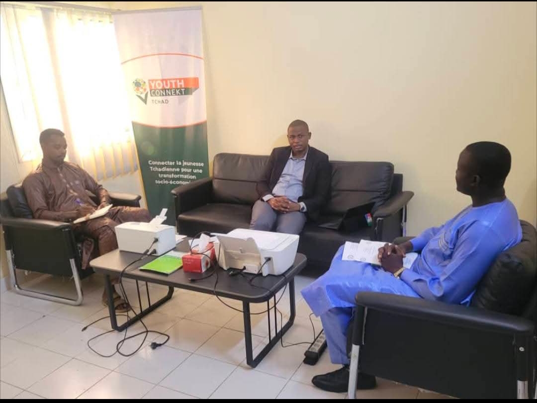 Important meeting with Youth Connect Chad